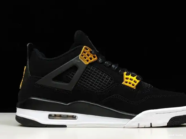 Rep Gold-White 4 Jordan Black 308497-032 Metallic Air Royalty 0322